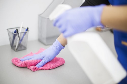 Professional carpet cleaning in South Wimbledon with deep extraction equipment