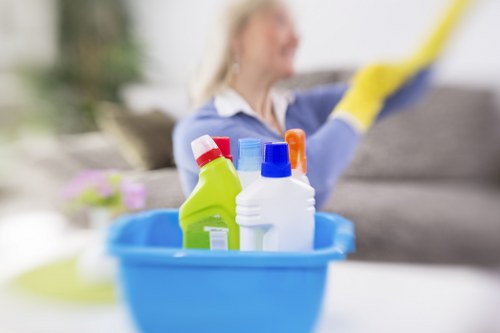 Dust-free curtains improving indoor air quality